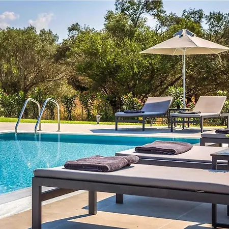 Elegant Svoronata Villa 3 Bedrooms Villa Julieta Private Pool Sea Views Kefalonia וילה סבורונטה