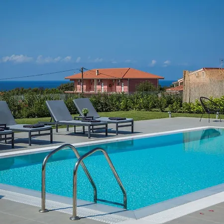 וילה Elegant Svoronata Villa 3 Bedrooms Villa Julieta Private Pool Sea Views Kefalonia סבורונטה