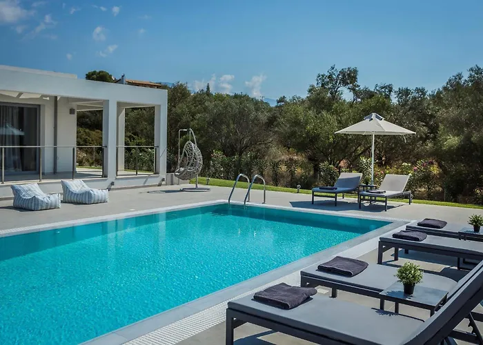 Elegant 3 Bedrooms Julieta Private Pool Sea Views Kefalonia * Svoronata
